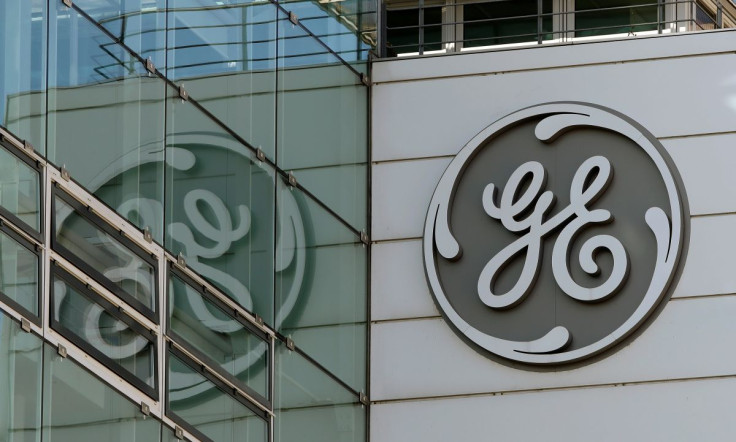 The logo of General Electric is seen at its plant in Baden, Switzerland November 15, 2017. 