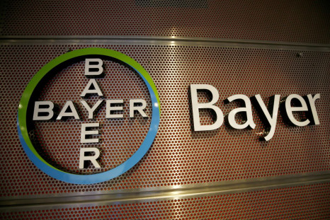 Logo of Bayer AG is pictured at the annual results news conference of the German drugmaker in Leverkusen, Germany February 27, 2019. 