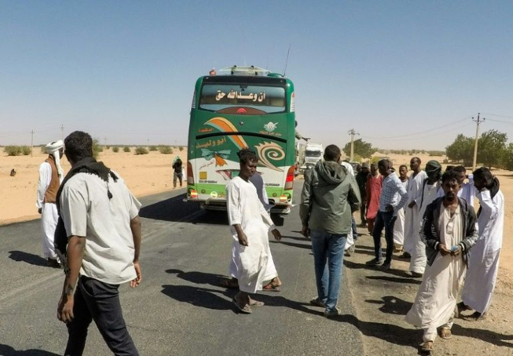 Protesters in northern Sudan blocked a key trade route between Egypt and their country following a dramatic increase in electricity tariffs