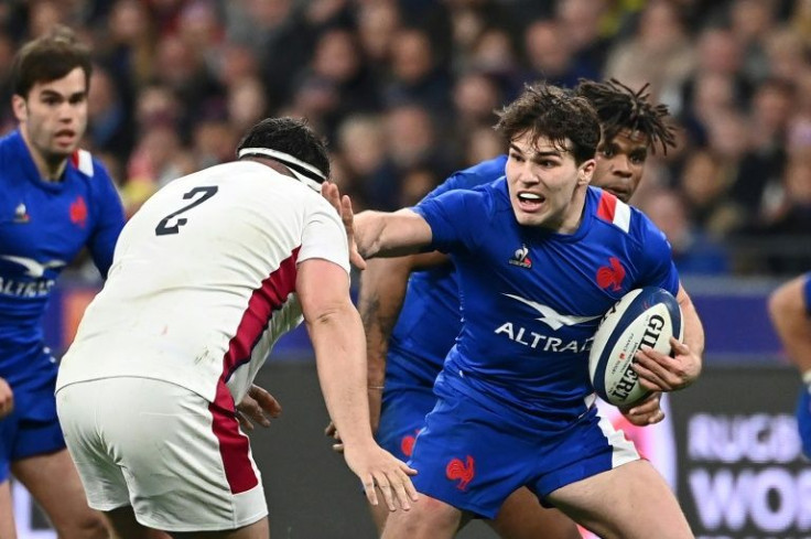 France's scrum-half Antoine Dupont, the World Player of the Year, is a constant menace to opponents
