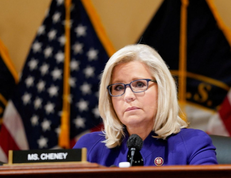 U.S. House Select Committee to Investigate the January 6th Attack on the U.S. Capitol Vice-Chairperson U.S. Representative Liz Cheney (R-WY) is seen before a vote on a report recommending the U.S. House of Representatives cite Steve Bannon for criminal co