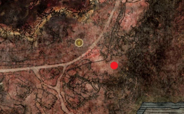 The location of the Death Rite Bird in South Caelid