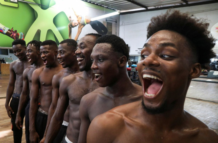 Alexandre Wilfried Awa alias Speed Ivoire, founder of the Ivorian dance crew the Real Boys, trains with his band in Abidjan, Ivory Coast March 19, 2022.