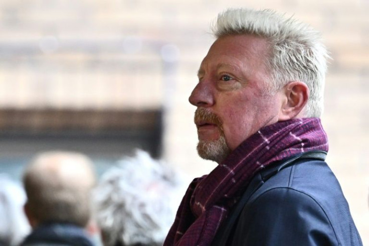 Former tennis world number one Boris Becker arrives at Southwark Crown Court in London