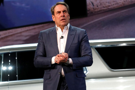 General Motors President Mark Reuss talks about the Chevrolet 2021 Suburban and Tahoe SUVs in Detroit, Michigan, U.S. December 10, 2019. 