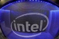 Computer chip maker Intel's logo is shown on a gaming computer display during the opening day of E3, the annual video games expo revealing the latest in gaming software and hardware in Los Angeles, California, U.S., June 11, 2019.  