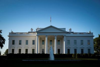 A general view of the White House in Washington, U.S., October 2, 2021. 