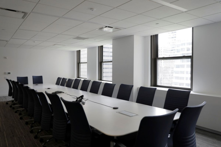 A boardroom is seen in an office building in Manhattan, New York City, New York, U.S., May 24, 2021.