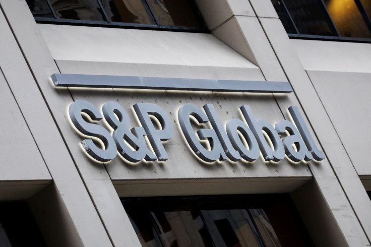 The S&P Global logo is displayed on its offices in the financial district in New York City, U.S., December 13, 2018. 