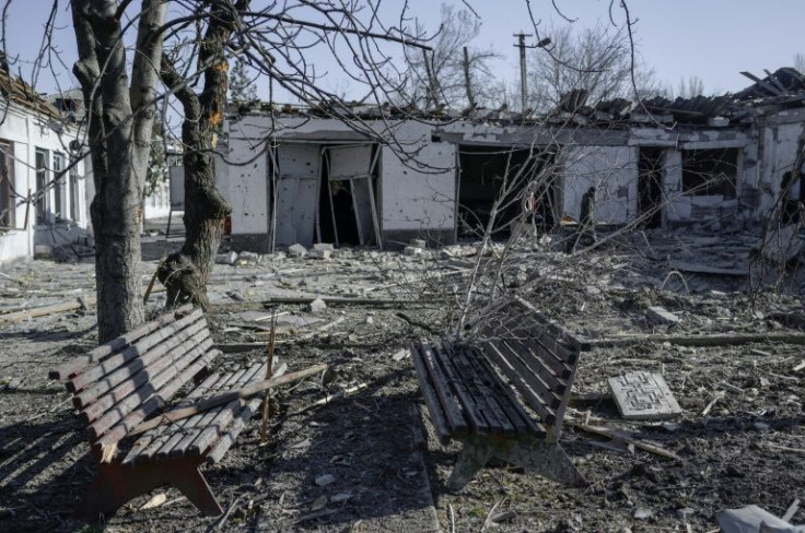 The devastation after the psychiatric hosptal in Mikolaiv was shelled