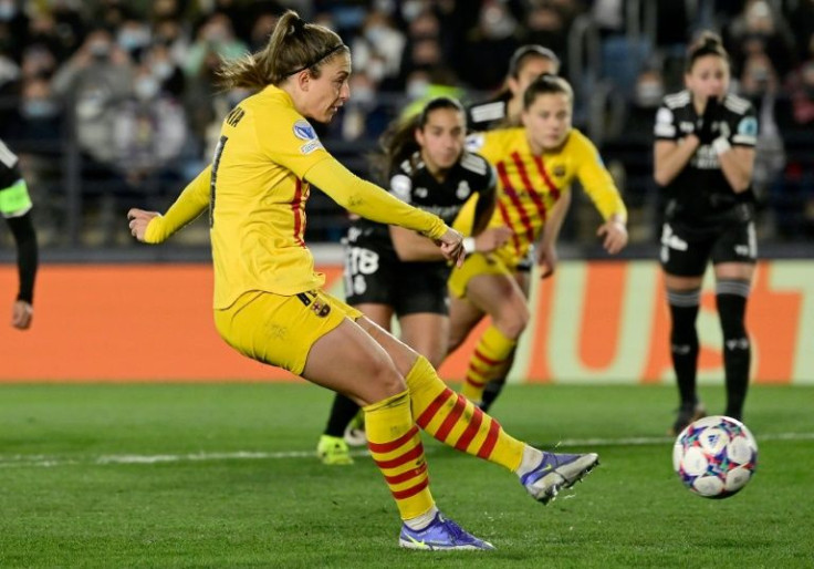 Alexia Putellas scored the equaliser on Tuesday as Barcelona beat Real Madrid 3-1 in the Women's Champions League quarter-finals.