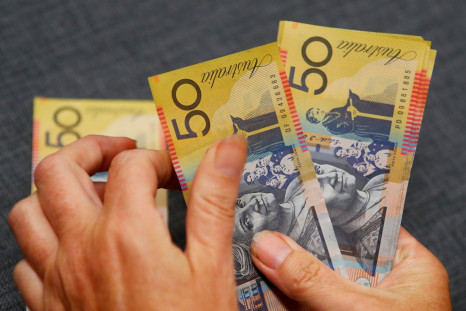 Australian dollars are seen in an illustration photo February 8, 2018. 