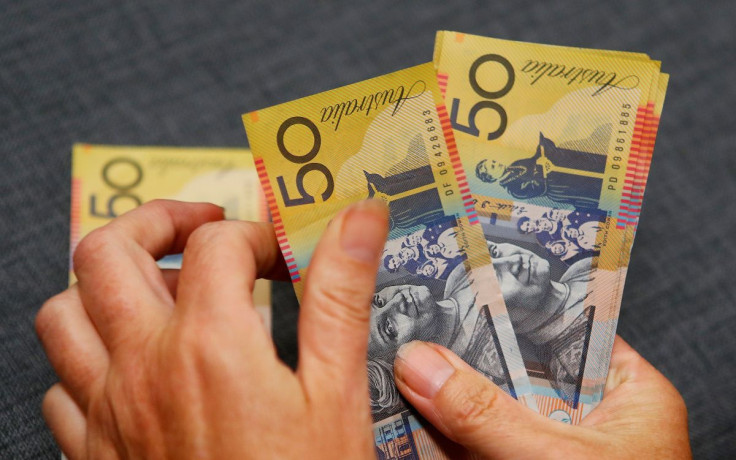 Australian dollars are seen in an illustration photo February 8, 2018. 