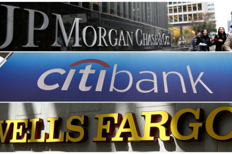 Signs of JP Morgan Chase Bank, Citibank and Wells Fargo & Co  bank are seen in this combination photo from Reuters files. REUTERS