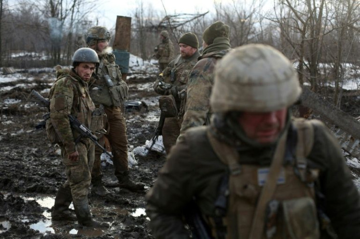 Ukrainian forces pictured after battle. Despite mobilising a force of between 150,000 and 200,000 troops, Moscow failed to anticipate anything other than weak resistance