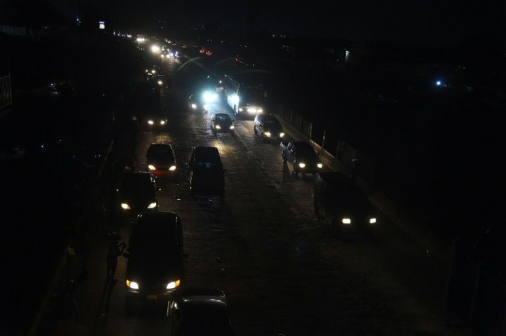 Some major streets in the commercial capital Lagos were without light at night this week
