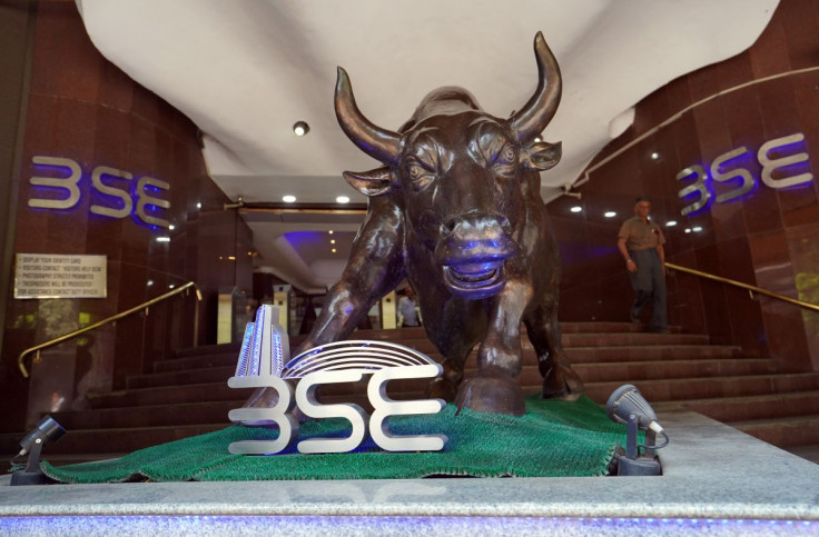 A man walks out of the Bombay Stock Exchange (BSE) building in Mumbai, India, February 28, 2020.