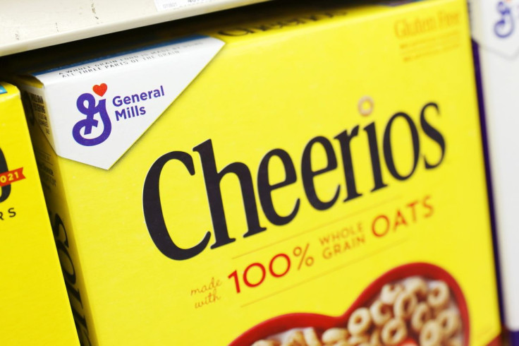 Cheerios, owned by General Mills, is seen in a store in Manhattan, New York, U.S., November 11, 2021. Picture taken November 11, 2021.