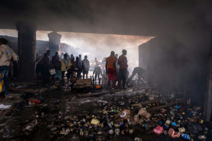 Locals said a sudden surge of electricity caused the fire