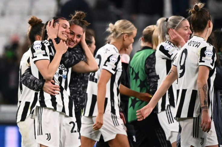 Agnese Bonfantini (L) won the night for Juventus