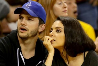 Actress Mila Kunis (R) -- who was born in Ukraine -- and her actor husband Ashton Kutcher launched a GoFundMe campaign for Ukraine that has raised more than $35 million
