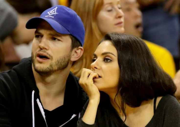 Actress Mila Kunis (R) -- who was born in Ukraine -- and her actor husband Ashton Kutcher launched a GoFundMe campaign for Ukraine that has raised more than $35 million