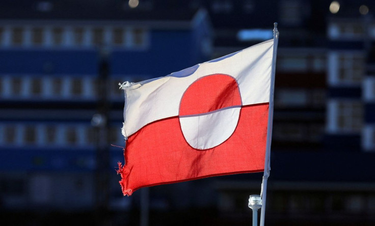 A Greenlandâs national flag pictured in Nuuk, Greenland, September 9, 2021.