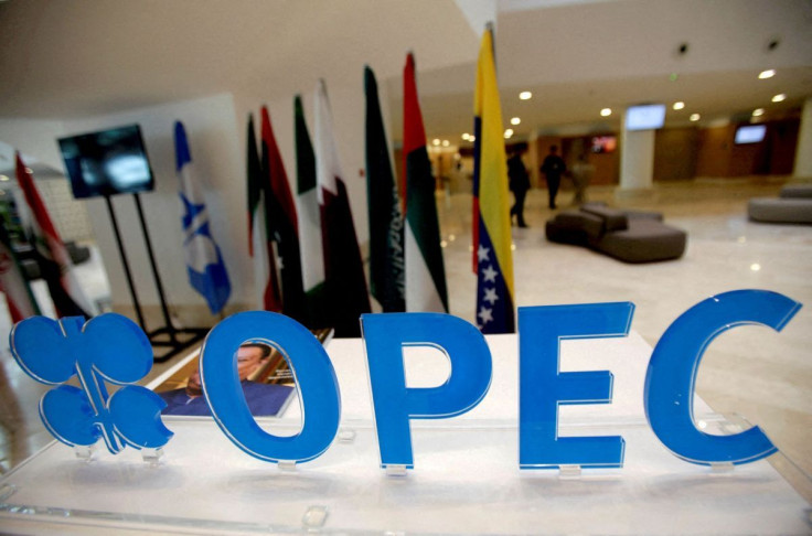 The OPEC logo pictured ahead of an informal meeting between members of the Organization of the Petroleum Exporting Countries (OPEC) in Algiers, Algeria, September 28, 2016.
