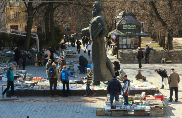 Lviv has been largely untouched by violence but was hit by an air strike for the first time last week