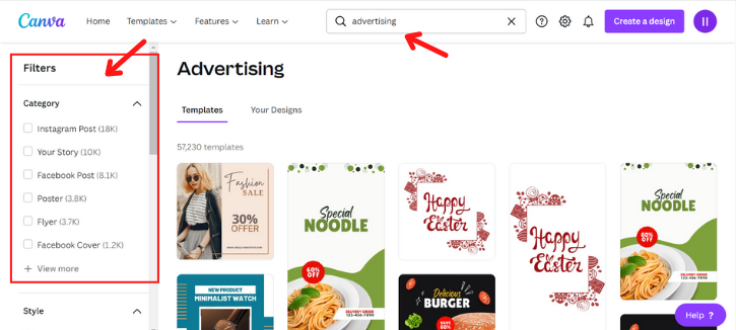 Search Templates