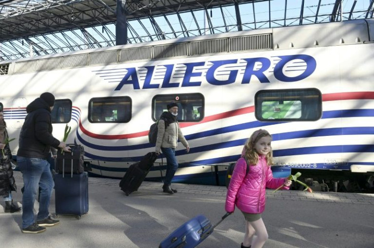 The twice-daily Allegro express train from St Petersburg to Helsinki has been packed with Russians and Finns eager to get out