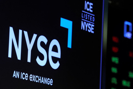 A screen displays the ICE trading information on the floor of the New York Stock Exchange (NYSE) in New York City, U.S., March 21, 2022.  
