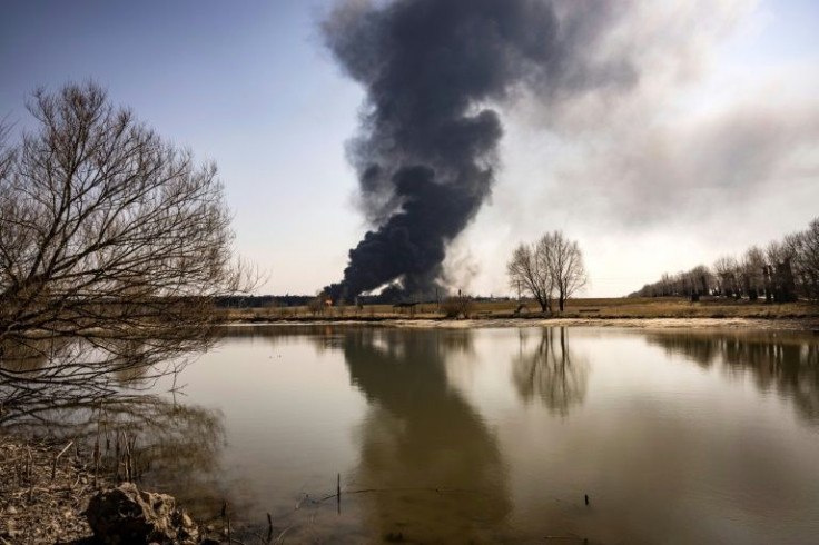 Moscow claimed that the depot supplied Ukrainian troops in the central part of the country