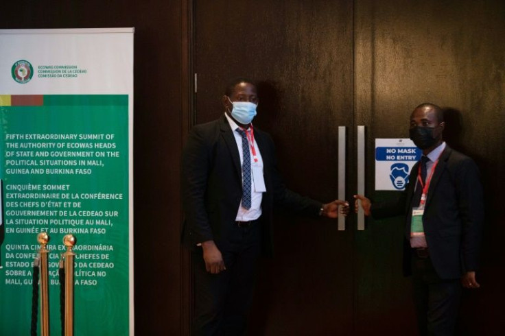 The ECOWAS talks in the Ghanian capital Accra came three months after the bloc slapped tough sanctions on Mali