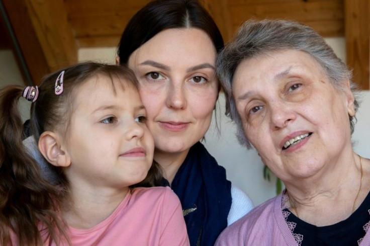 Tanja Bila feels uncertain about what the future holds after fleeing Ukraine with her mother and daughter