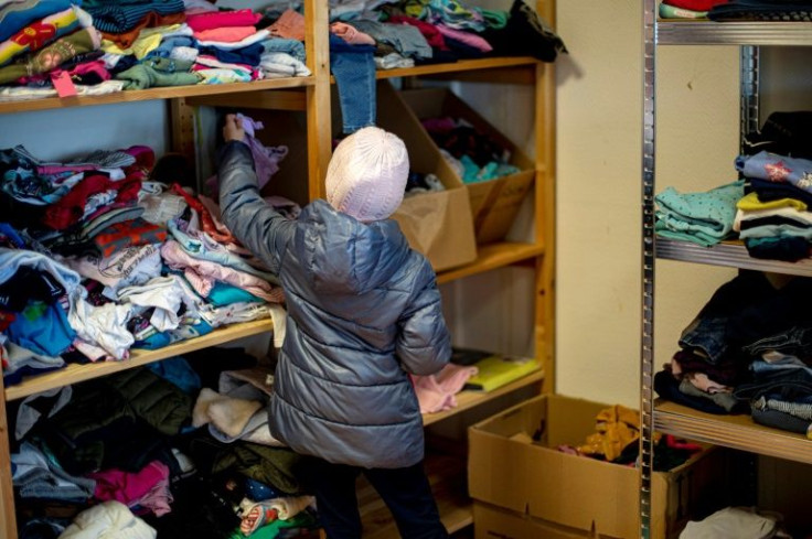 The German town of Kronberg has set up a donation centre to help refugees from Ukraine