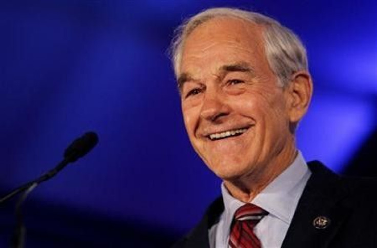 Representative Ron Paul (R-TX) speaks during the Republican Leadership Conference in New Orleans, Louisiana June 17, 2011.