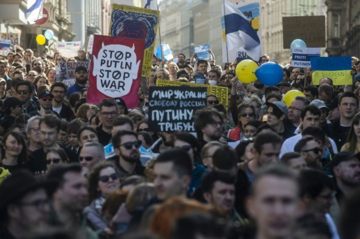 Organisers said 5,000 people turrned out for Saturday's demonstration in the Czech capital