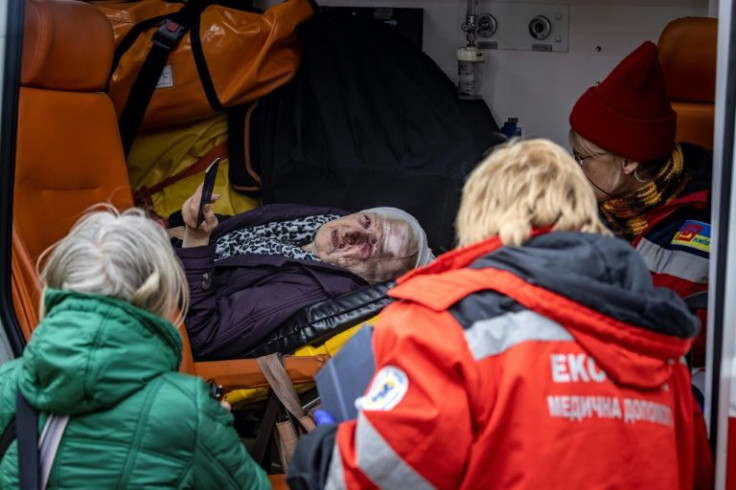 Emergency workers evacuating people say that the situation remains dangerous inside Irpin, with fighting ongoing and their vehicles sometimes coming under fire