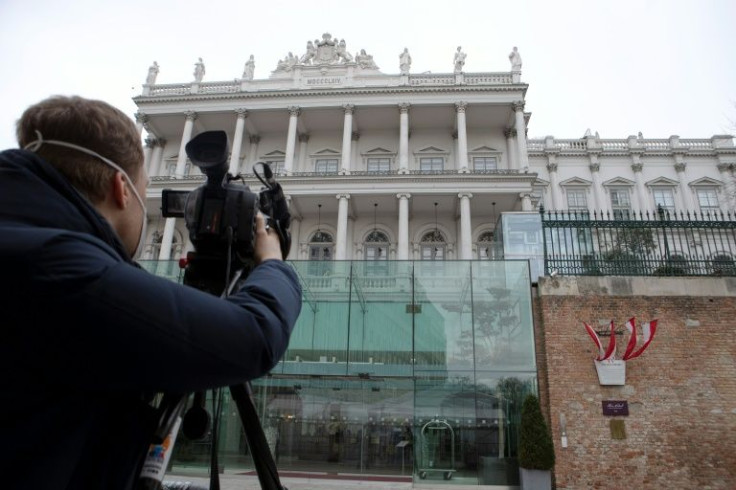The Hotel Palais Coburg in Vienna, venue of diplomatic talks on Iran's nuclear programme