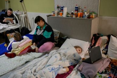 In the southern Ukrainian city of Mykolaiv, a hospital turned its basement into a shelter after Russia's invasion