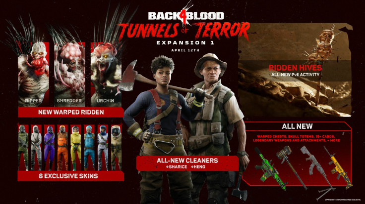 Back 4 Blood Tunnels of Terror DLC overview