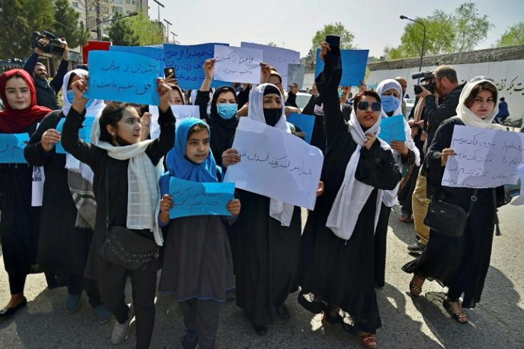 The Taliban shut girls' secondary schools just hours after they were allowed to reopen, prompting outrage