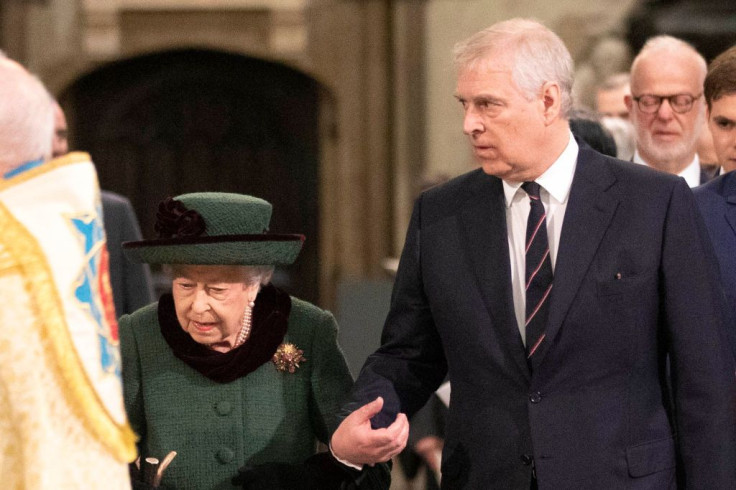 Queen Elizabeth and Prince Andrew