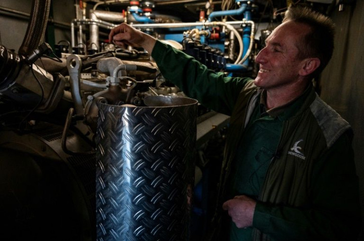 German farmer Peter Kaim's biogas operation supplies heating to about 20 homes in the village of Ribbeck