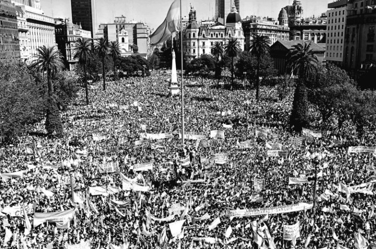 Days after the Argentine invasion of the Falkland Islands on April 2, 1982, General Leopoldo Galtieri, the head of Argentina's military junta, addressed fevered throngs from his palace overlooking the central Plaza de Mayo square in Buenos Aires