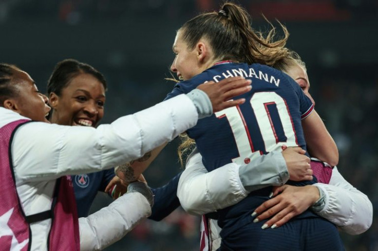 Extra special: Paris Saint-Germain's Ramona Bachmann celebrates her goal