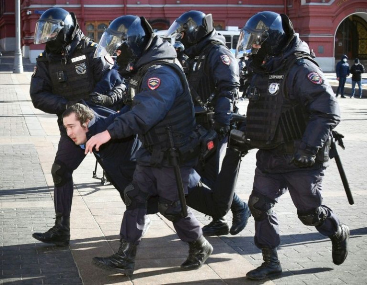 Russian police have detained thousands of people at protests against the country's military action in Ukraine