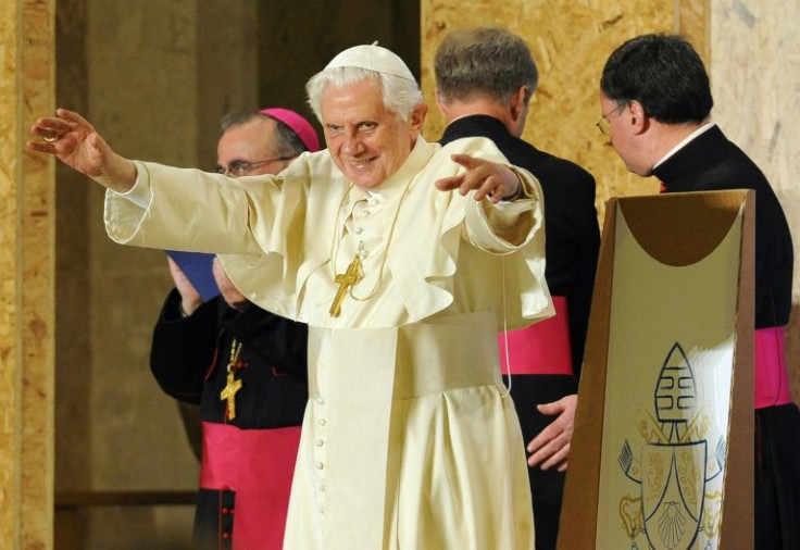 Pope Francis' predecessor Benedict XVI visiting Malta in 2010