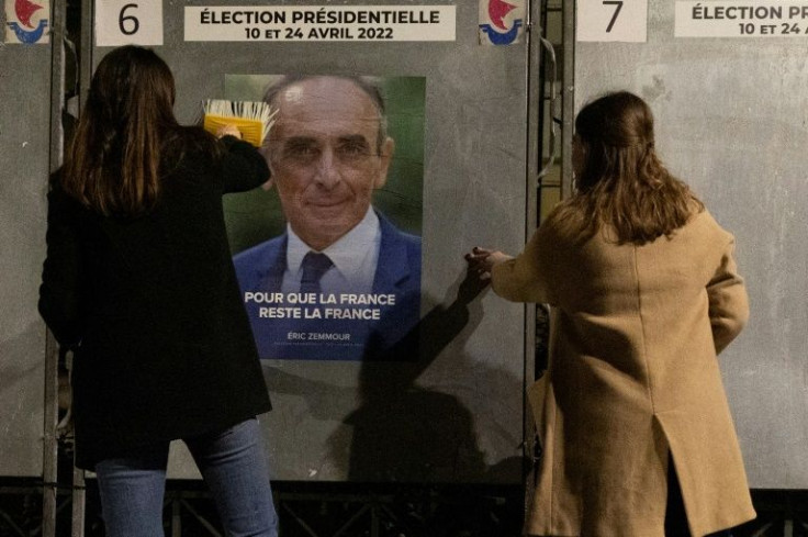 Far-right candidate Eric Zemmour has faded in the polls in recent days
